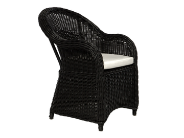 WAPITI - Synthetic fibre garden armchair with armrests by Il Giardino di Legno - view 2